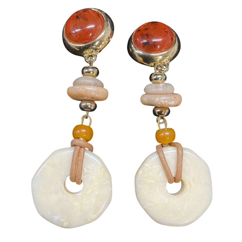 1980's Large Dangle Earrings
